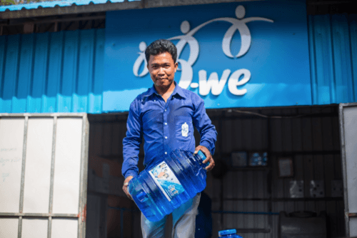 accès à l'eau potable à vie pour une personne